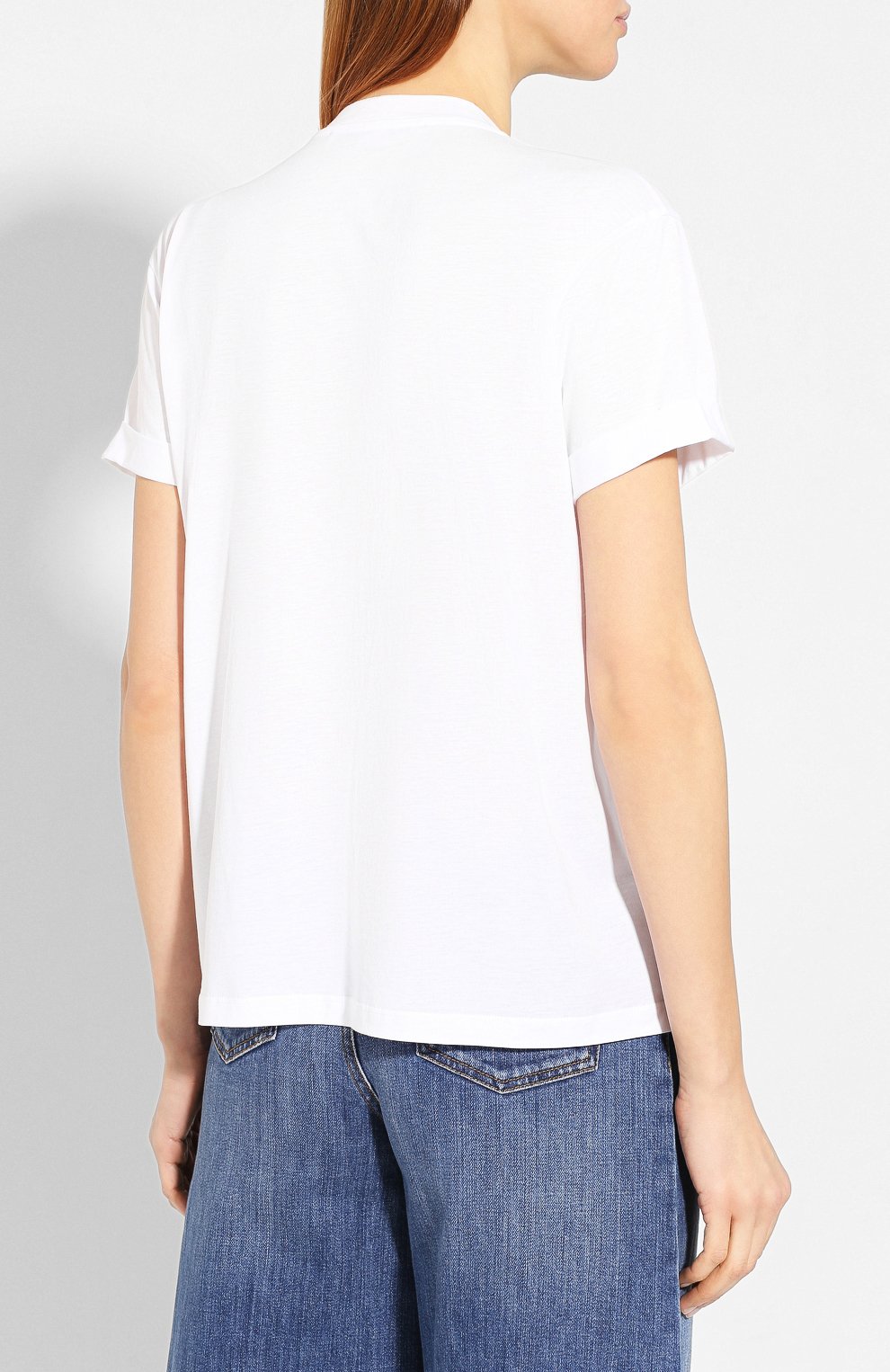 Хлопковая футболка STELLA MCCARTNEY, арт. 457142/SNW65, фото 4
