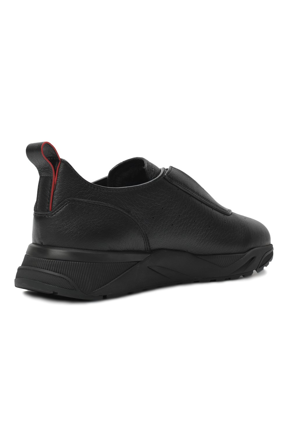 Кожаные кроссовки innova SANTONI, арт. MBIG22032NERPAUA, фото 5