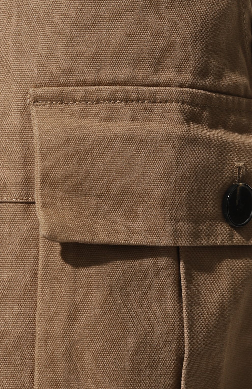 Хлопковые брюки ZADIG AND VOLTAIRE бежевого цвета по цене 25750 руб., арт. WWPA00725, фото 5 Хлопковые брюки ZADIG AND VOLTAIRE, арт. WWPA00725, фото 5