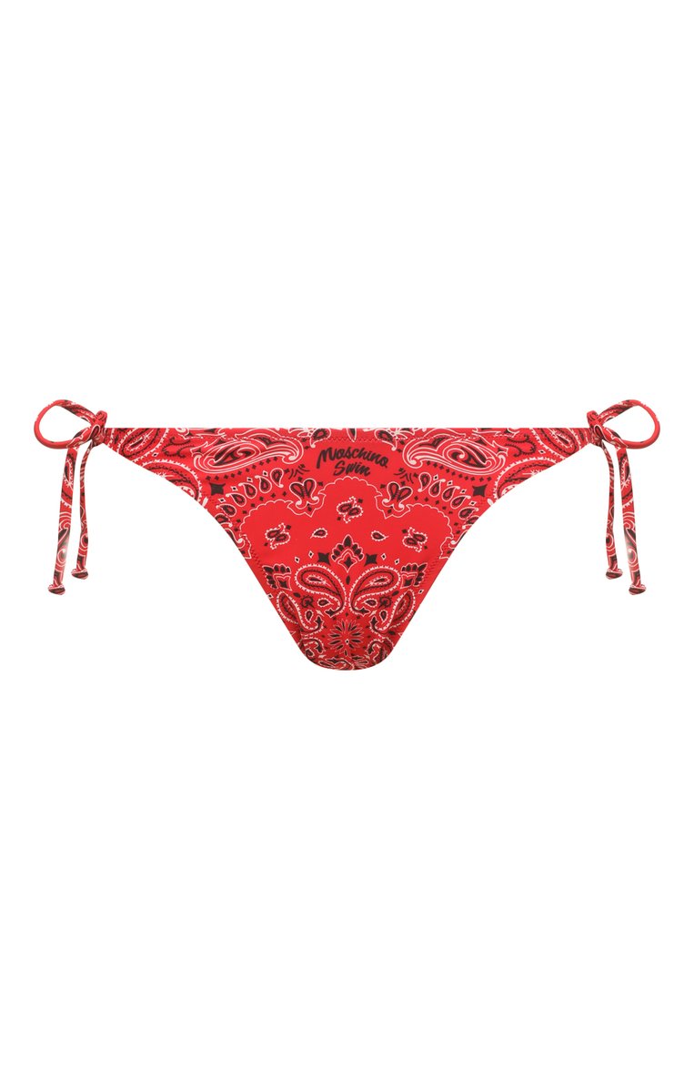Женский плавки-бикини MOSCHINO красного цвета, арт. 231V2/A5945/4902 | Фото 1 (Женское Кросс-КТ: Раздельные купальники; Материал внешний: Синтетический материал; Нос: Не проставлено; Материал сплава: Проставлено)