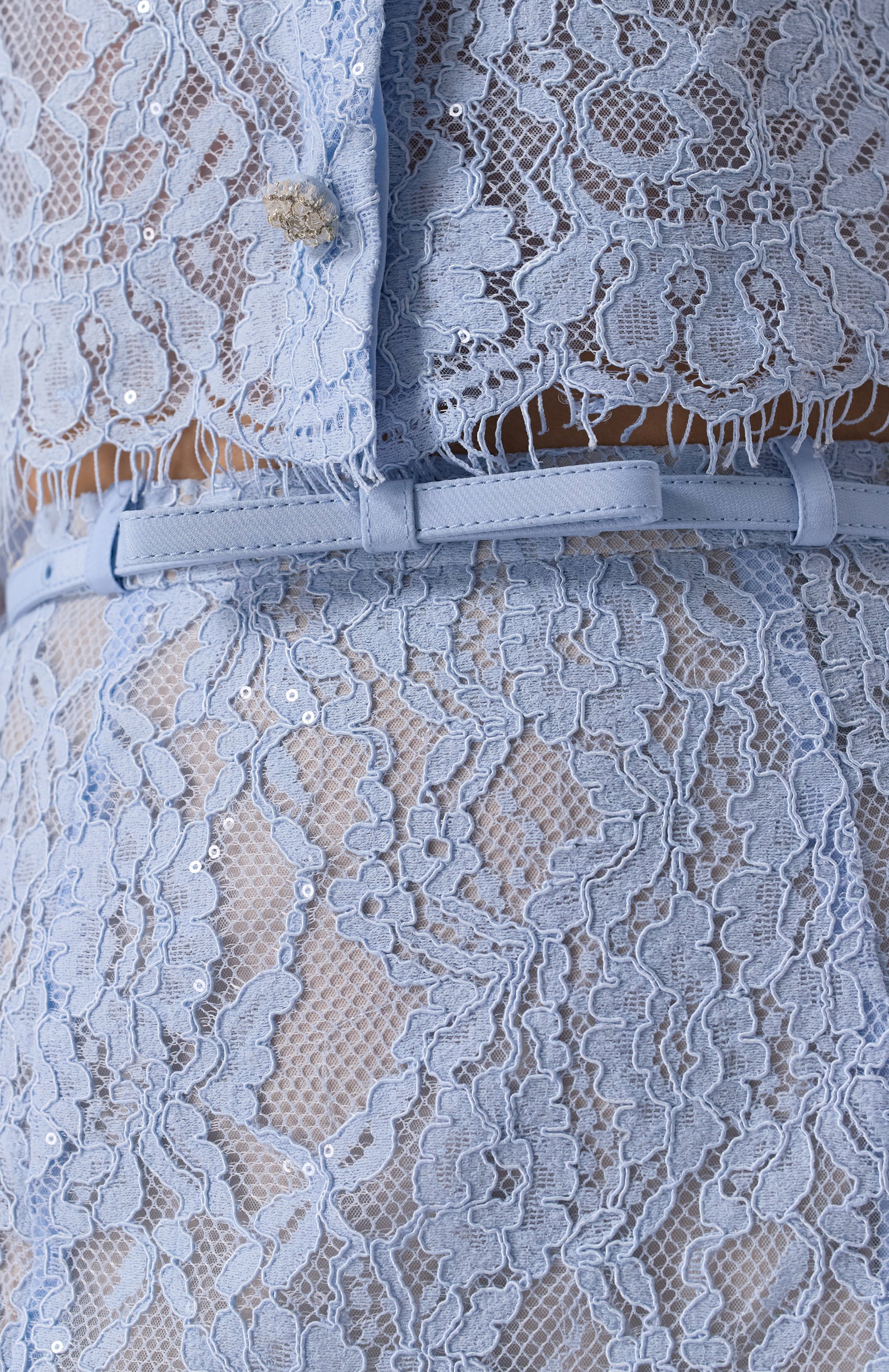 Юбка из вискозы и хлопка SELF-PORTRAIT, арт. RS25053MSK, фото 5