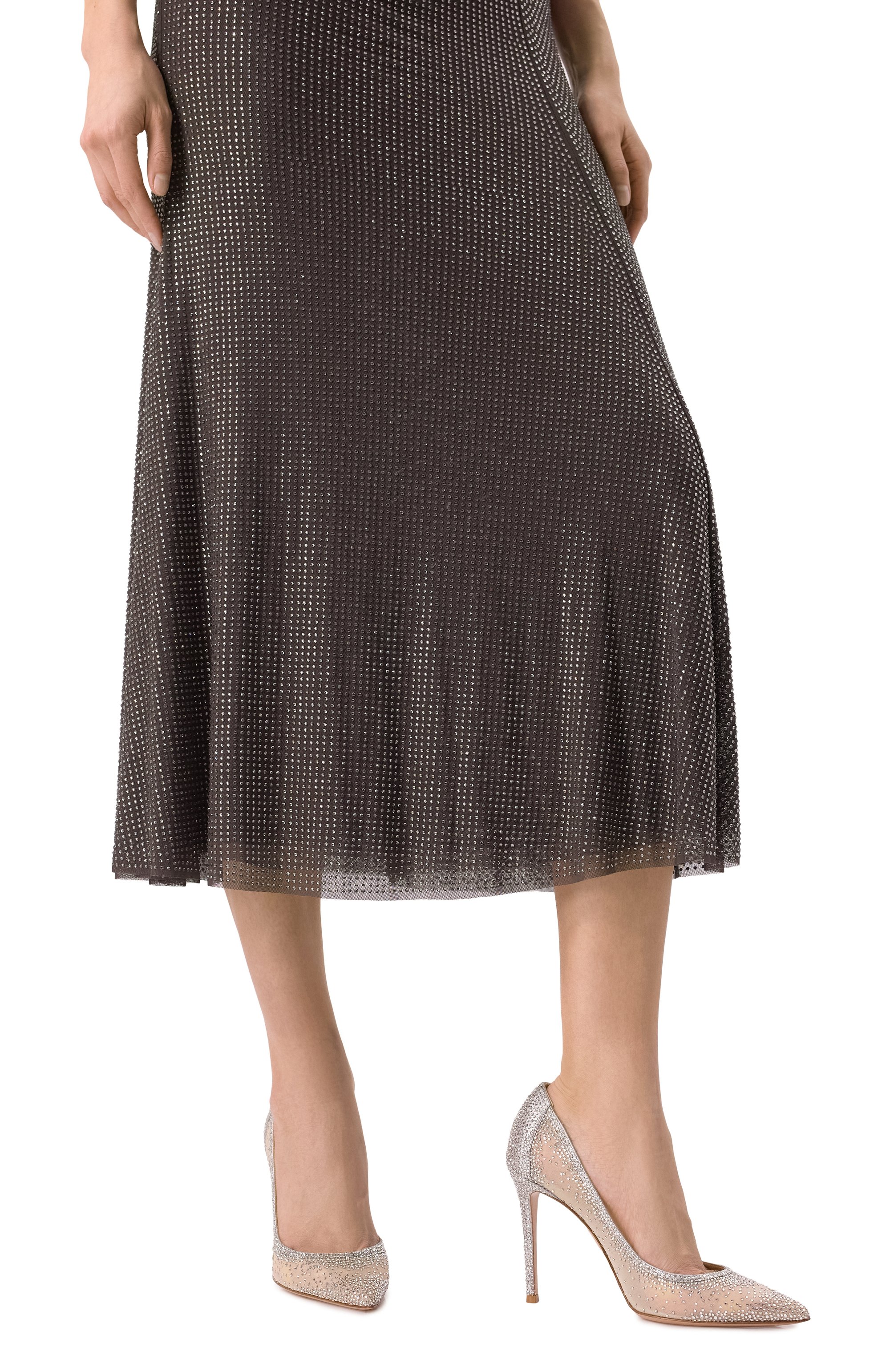 Комбинированные туфли rania GIANVITO ROSSI, арт. G20130.15RIC.B0RSINU, фото 3