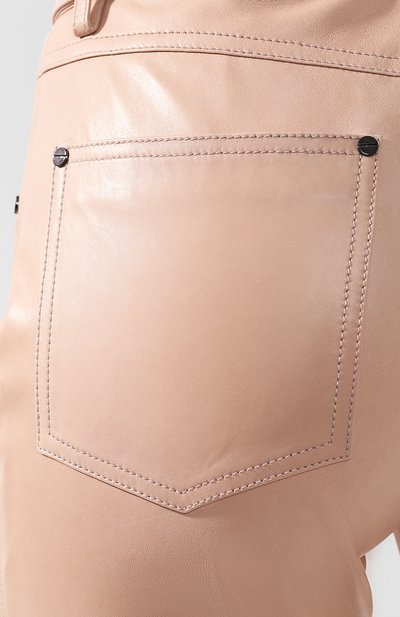 Кожаные брюки TOM FORD розового цвета по цене 287000 руб., арт. PAL647-LEX181, фото 5 Кожаные брюки TOM FORD, арт. PAL647-LEX181, фото 5