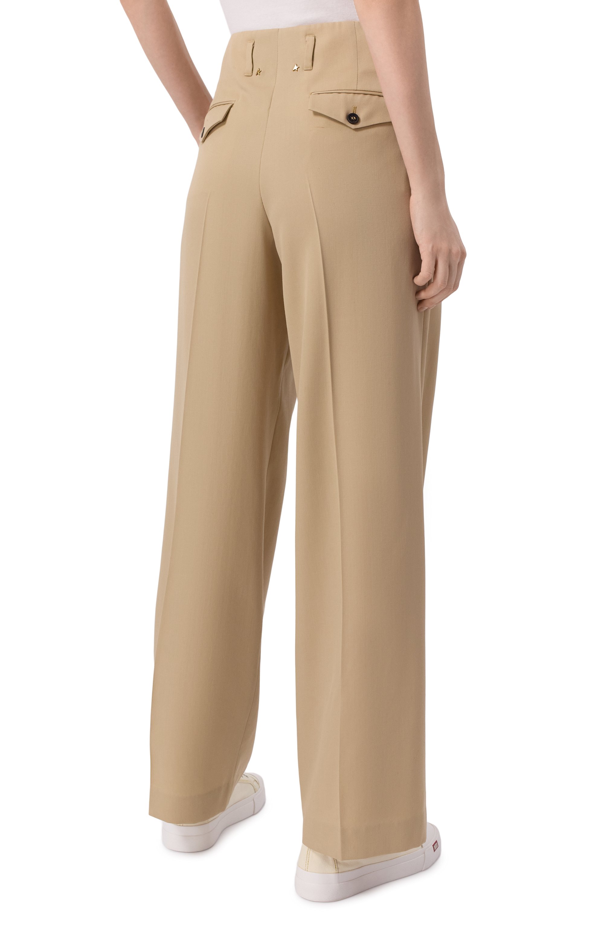 Шерстяные брюки GOLDEN GOOSE DELUXE BRAND, арт. GWP01203.P001170, фото 4