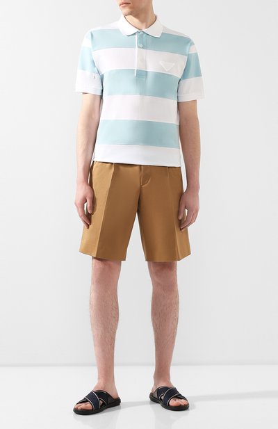 Комбинированные шлепанцы PRADA, арт. 2X3032-3KXT-F0JPM, фото 2