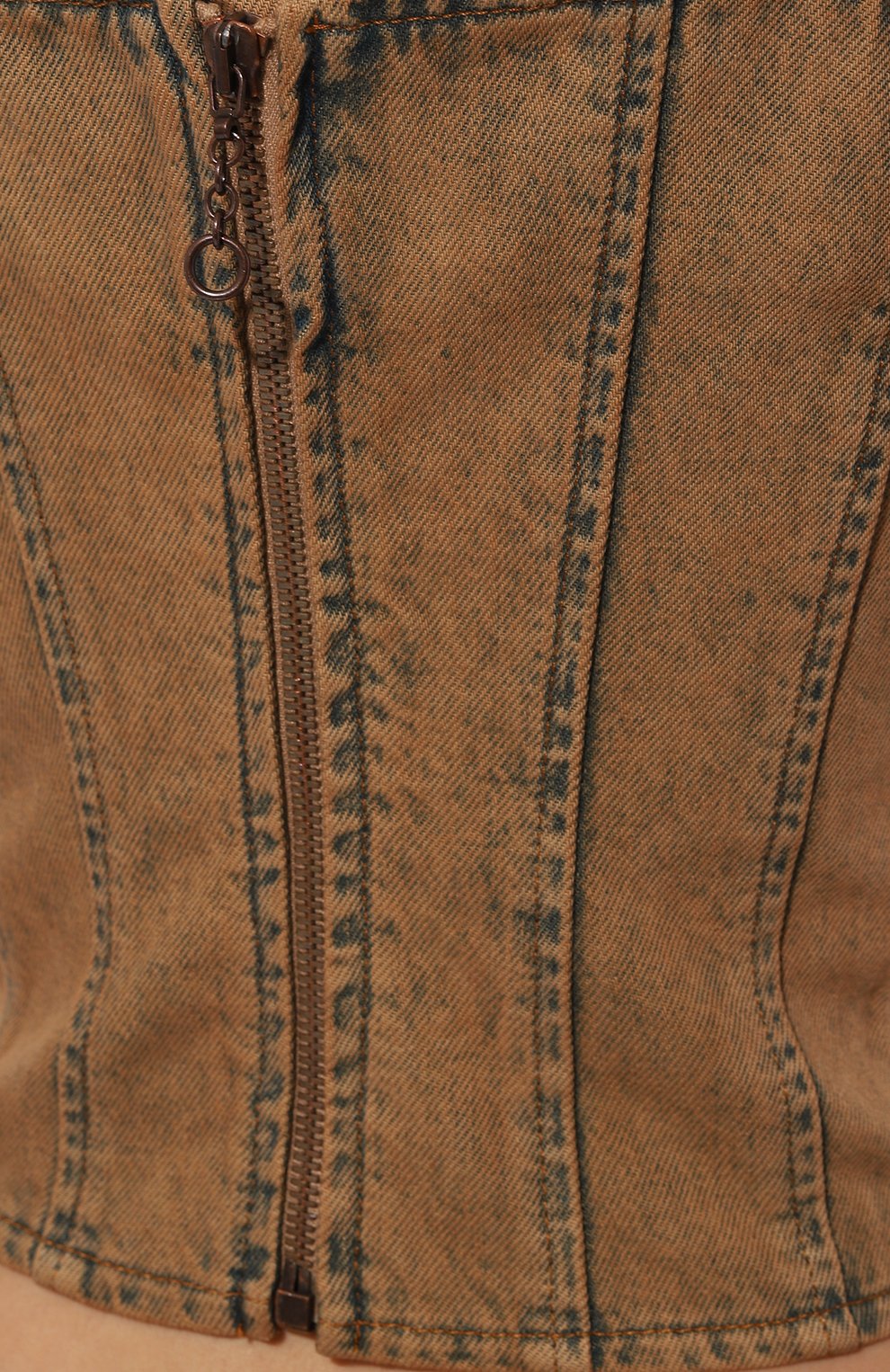 Джинсовый топ-корсет GIUSEPPE DI MORABITO бежевого цвета по цене 56750 руб., арт. 03PFDNT063A 03331, фото 6 Джинсовый топ-корсет GIUSEPPE DI MORABITO, арт. 03PFDNT063A 03331, фото 6