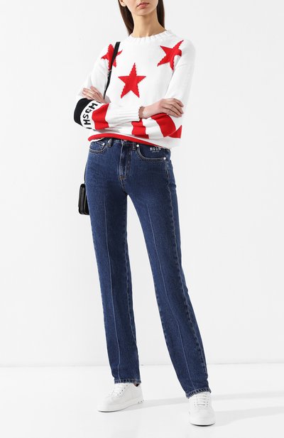 Джинсы со стрелками MSGM, арт. 2641MDP55L 195284, фото 2