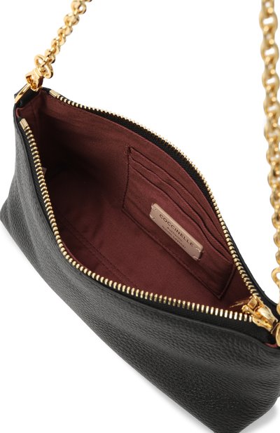 Сумка aura mini COCCINELLE черного цвета по цене 22050 руб., арт. E5QH0550101, фото 5 Сумка aura mini COCCINELLE, арт. E5QH0550101, фото 5