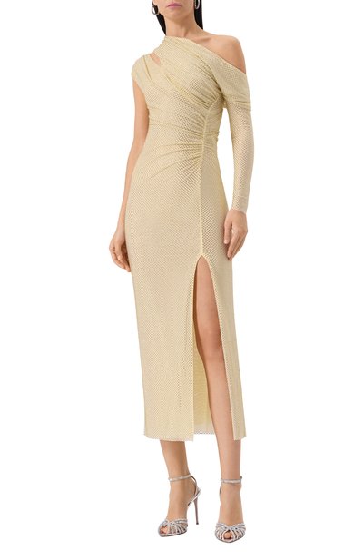 Платье с отделкой стразами SELF-PORTRAIT, арт. SS25169MY, фото 3