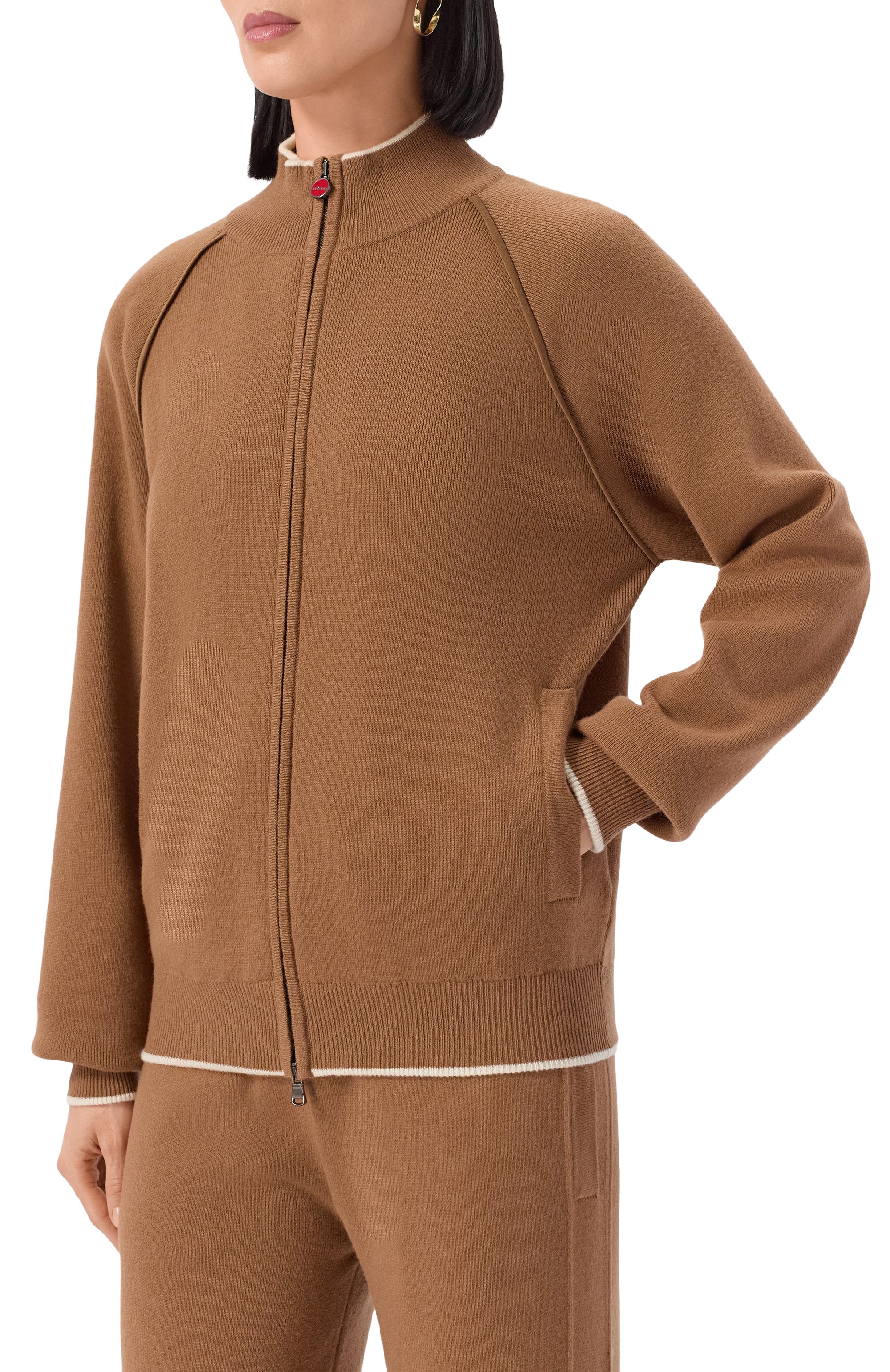 Кардиган  из шерсти и кашемира KITON, арт. DMKX002K0545H02, фото 3