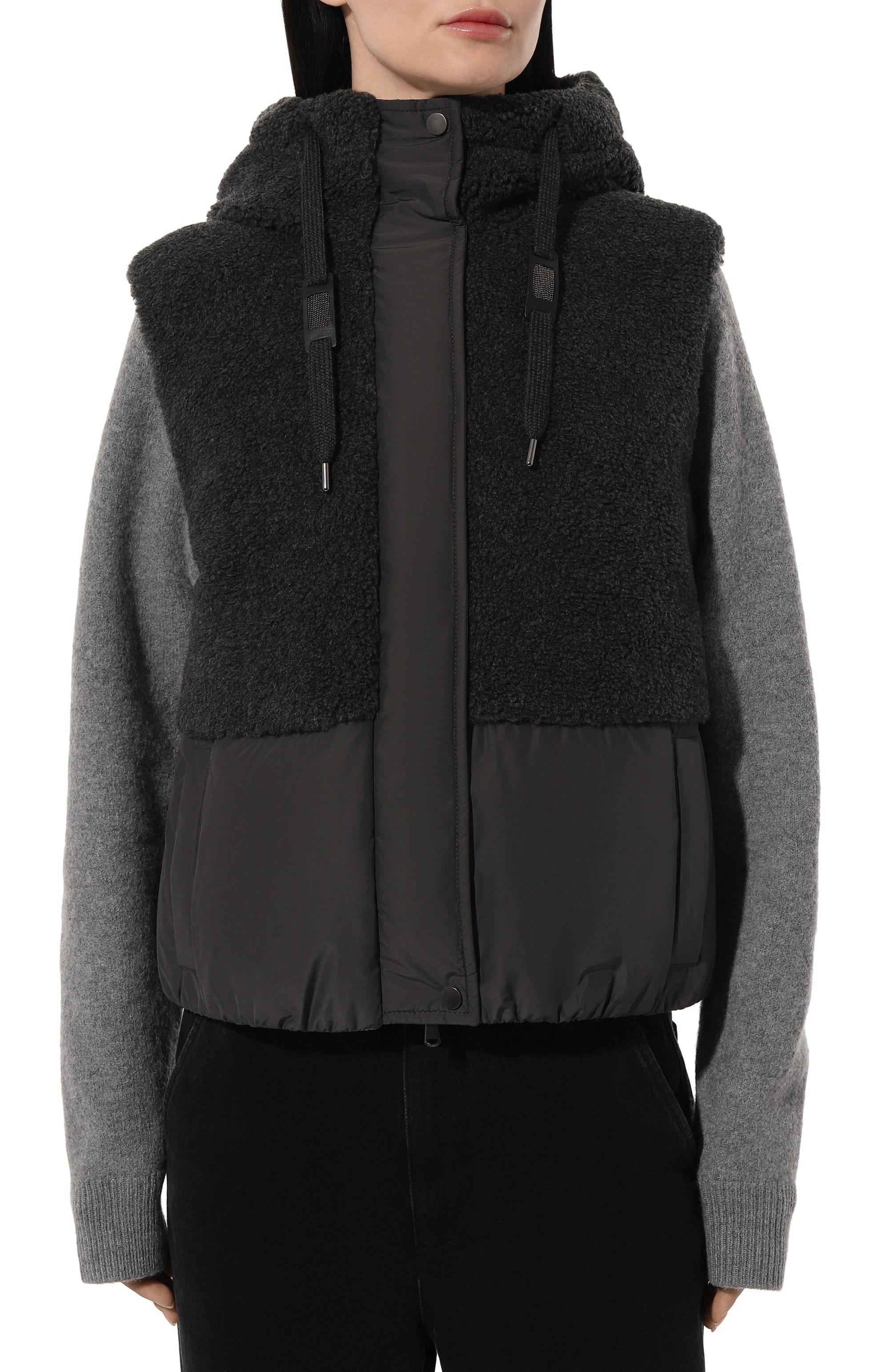 Пуховый жилет BRUNELLO CUCINELLI, арт. MB5742143, фото 3