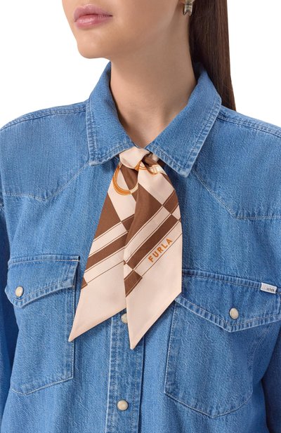 Шелковый шарф-твилли FURLA, арт. WT00022/BX4081, фото 2