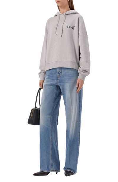 Хлопковое худи BOSS ORANGE, арт. 50551429, фото 2