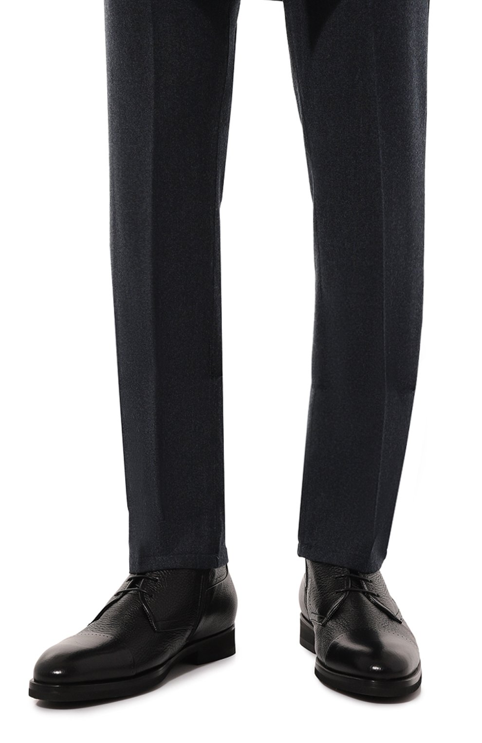 Кожаные ботинки BARRETT черного цвета по цене 69950 руб., арт. 212U028.11, фото 3 Кожаные ботинки BARRETT, арт. 212U028.11, фото 3