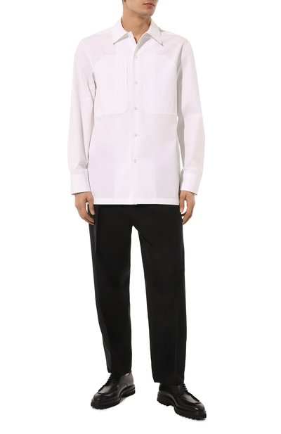 Шерстяные брюки JIL SANDER, арт. J21KA0012/J41136, фото 2