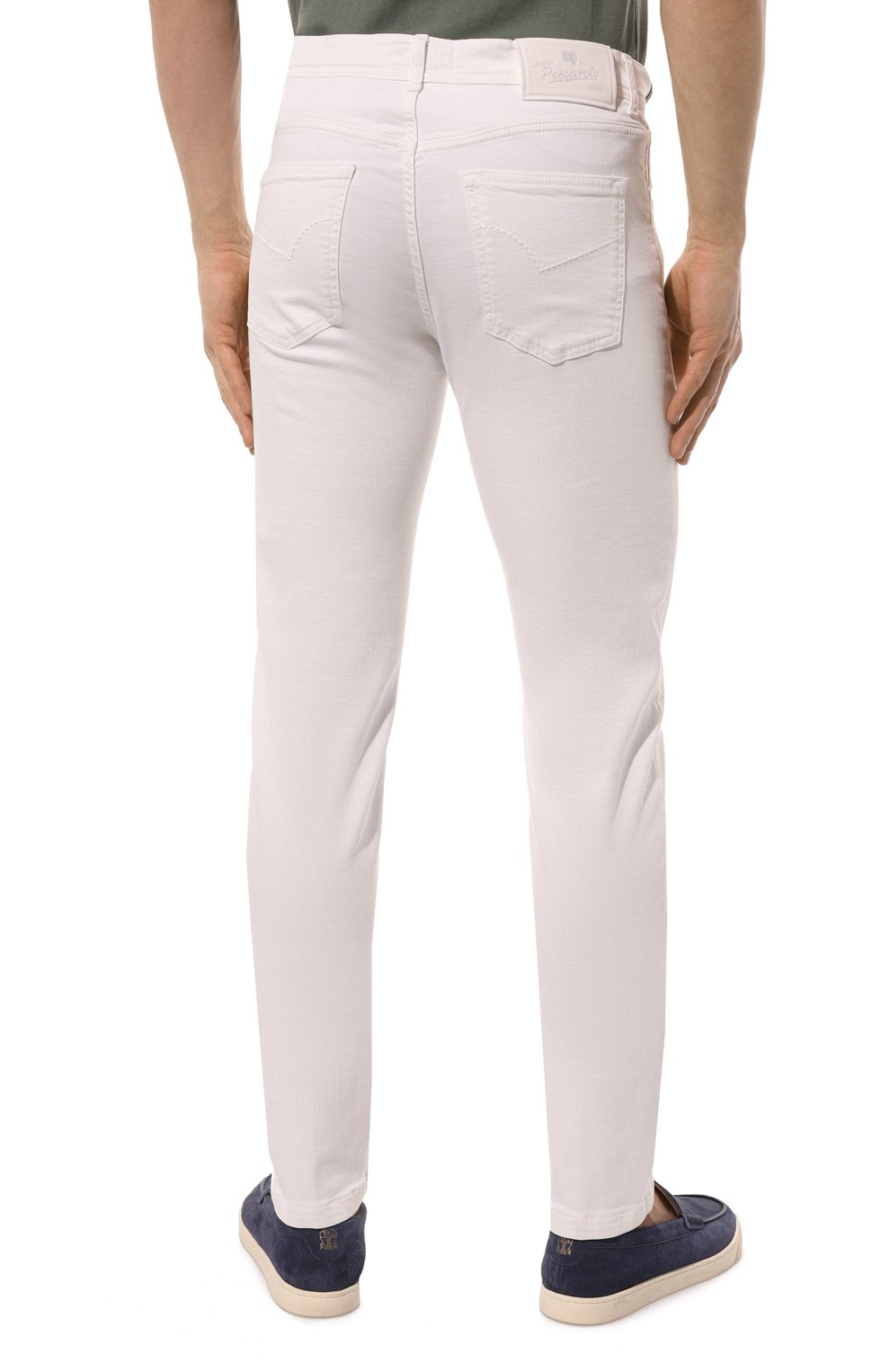 Брюки из хлопка и шелка MARCO PESCAROLO, арт. NERAN0M18/47J01, фото 4
