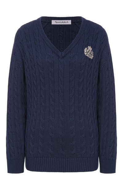 Женский хлопковый свитер SPORTY AND RICH, арт. WS089712243BL132