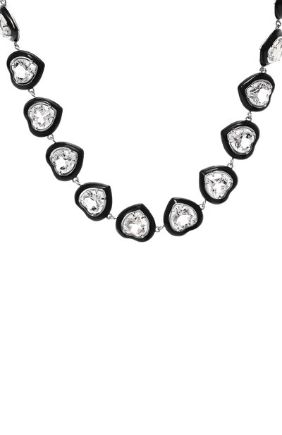 Ожерелье с сердцами из горного хрусталя MOONKA, арт. crg-nl5-crs, фото 3