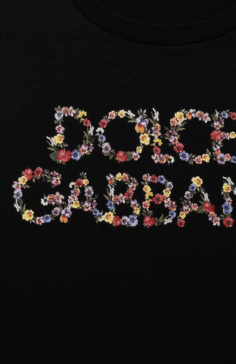 Хлопковая футболка DOLCE & GABBANA, арт. L5JTHW/G7KC5/8-14, фото 1