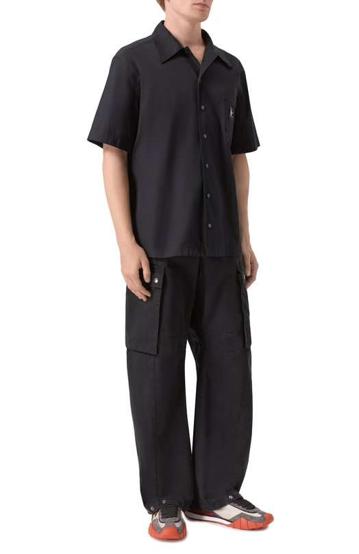 Комбинированные кроссовки DG Athletic Dolce & Gabbana CS2384/AZ681 Оранжевый  CS2384/AZ681 Фото 2