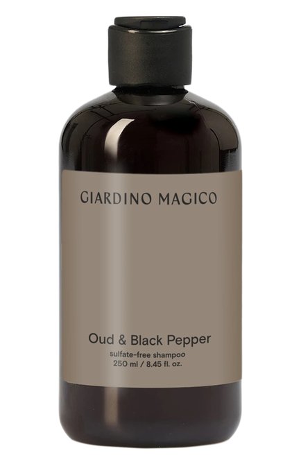Женский бессульфатный шампунь с пептидами шелка oud &amp; black pepper (250ml) GIARDINO MAGICO, арт. 4660222282170