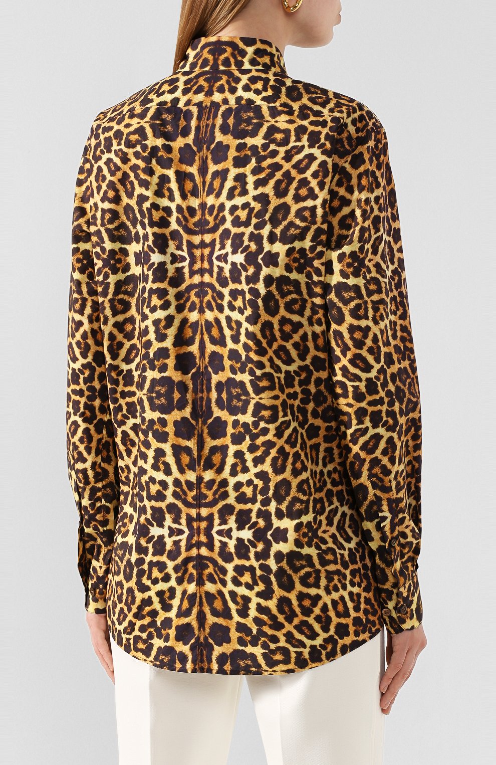 Хлопковая рубашка DRIES VAN NOTEN, арт. 201-10758-9006, фото 4