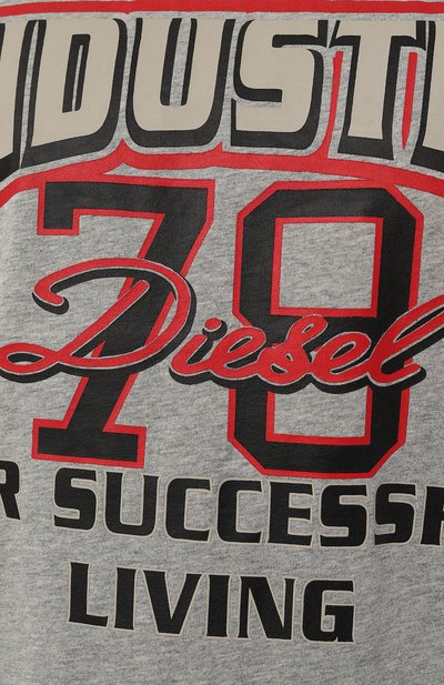 Хлопковая футболка DIESEL, арт. A11047/0GRAI, фото 5