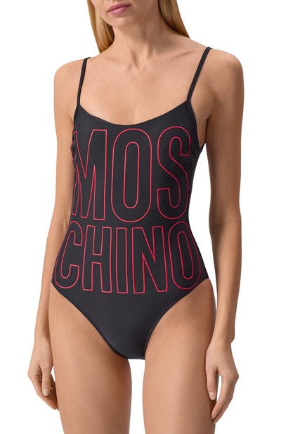 Слитный купальник MOSCHINO черного цвета по цене 22900 руб., арт. A4901/4901, фото 2 Слитный купальник MOSCHINO, арт. A4901/4901, фото 2