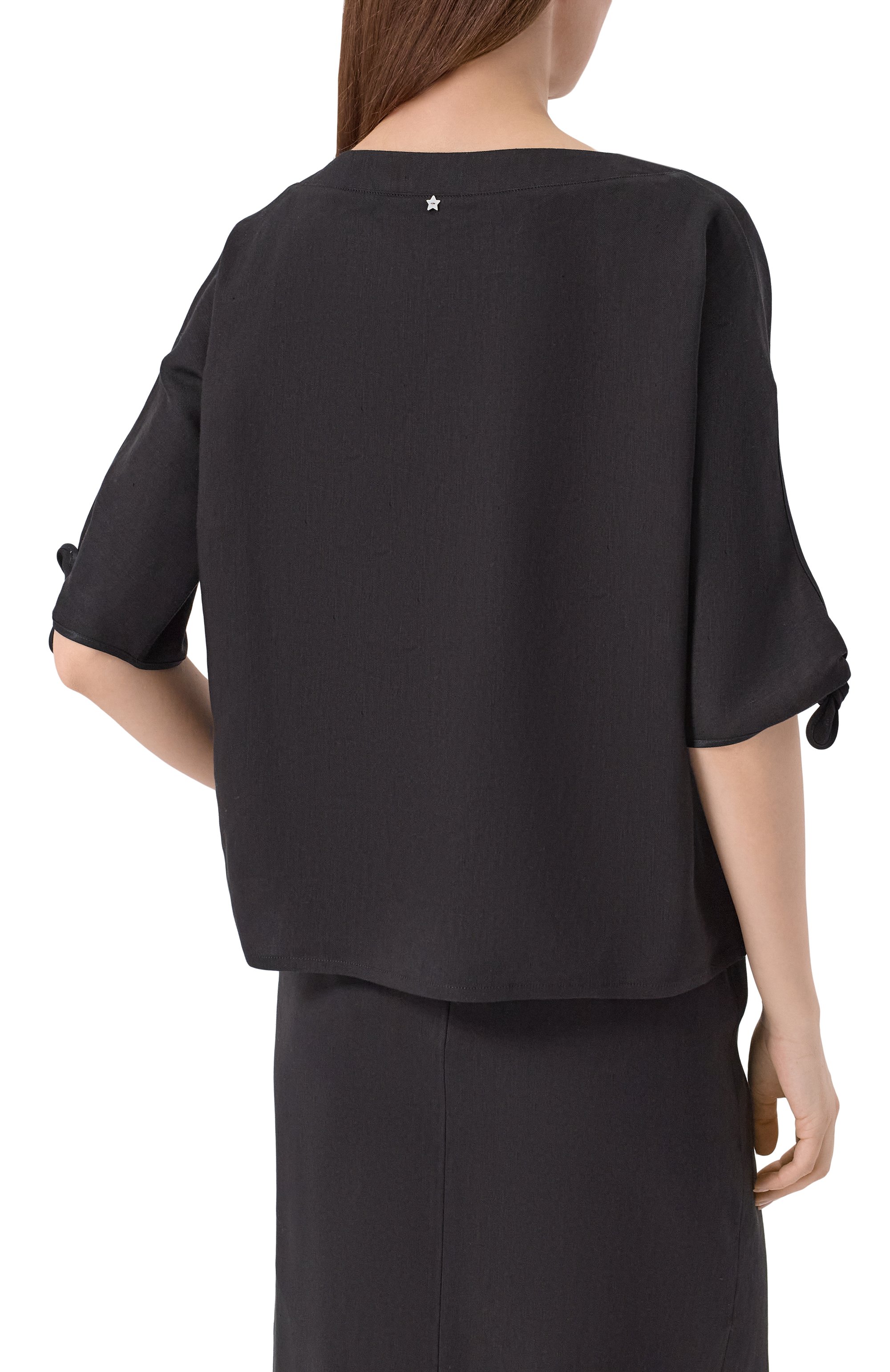 Футболка изо льна и вискозы LORENA ANTONIAZZI, арт. E2626TS52A/3347, фото 4