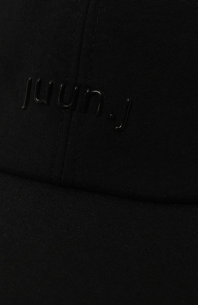 Бейсболка JUUN.J черного цвета по цене 15850 руб., арт. JC488BP01/5, фото 4 Бейсболка JUUN.J, арт. JC488BP01/5, фото 4