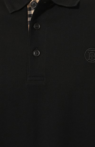 Хлопковое поло BURBERRY, арт. 8055228, фото 5