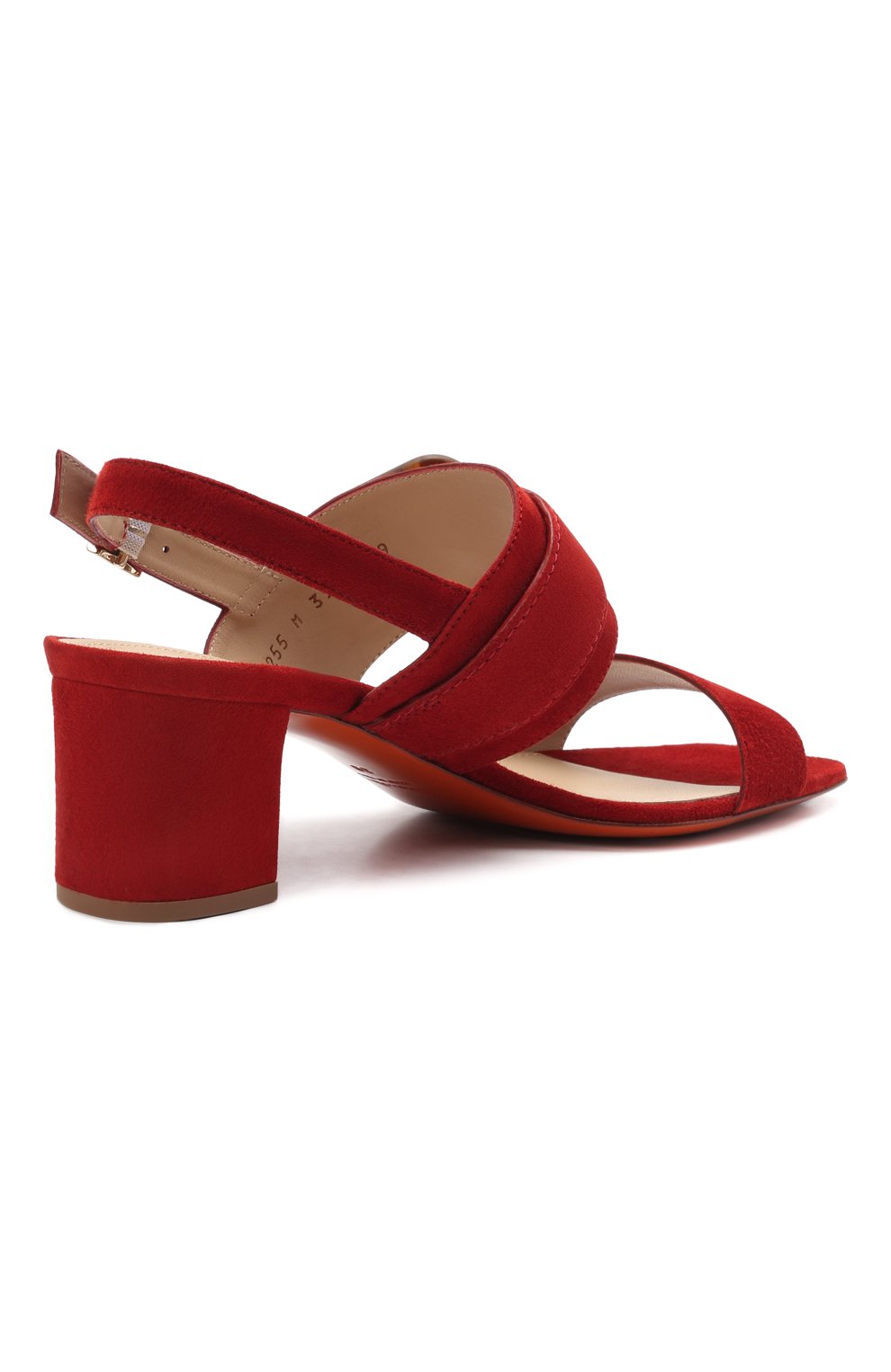 Замшевые босоножки SANTONI, арт. WHIQ59255HA2TMGDM39, фото 4