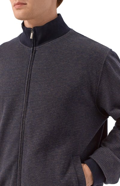 Хлопковая толстовка ANDREA CAMPAGNA темно-синего цвета по цене 85450 руб., арт. 19M466.SZ00.CAMP./56, фото 5 Хлопковая толстовка ANDREA CAMPAGNA, арт. 19M466.SZ00.CAMP./56, фото 5