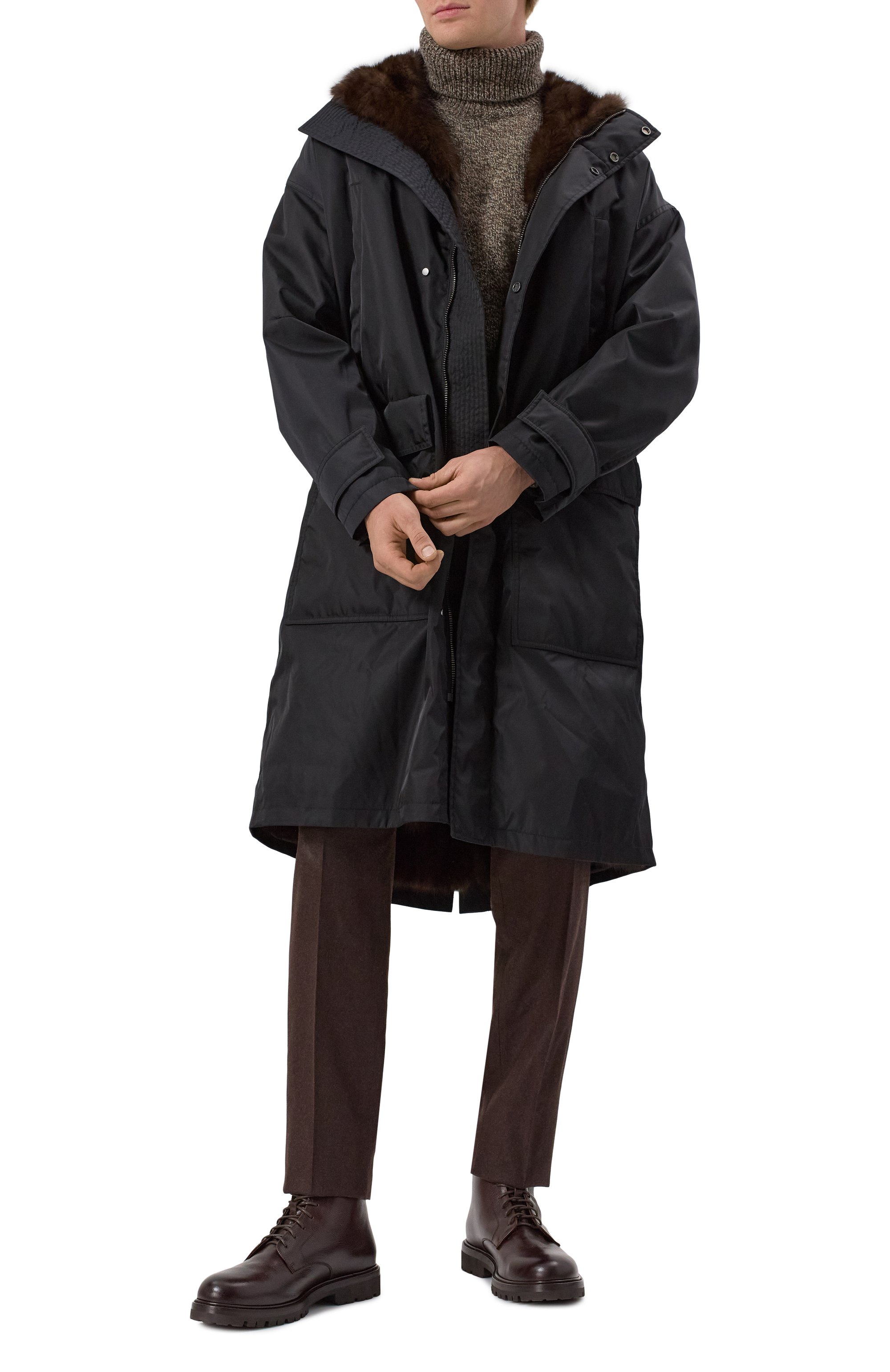 Кожаные ботинки BRUNELLO CUCINELLI, арт. MZUNAMY719, фото 2