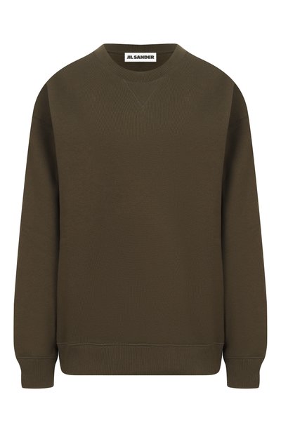 Женский хлопковый свитшот JIL SANDER, арт. J02GU0122/J20128