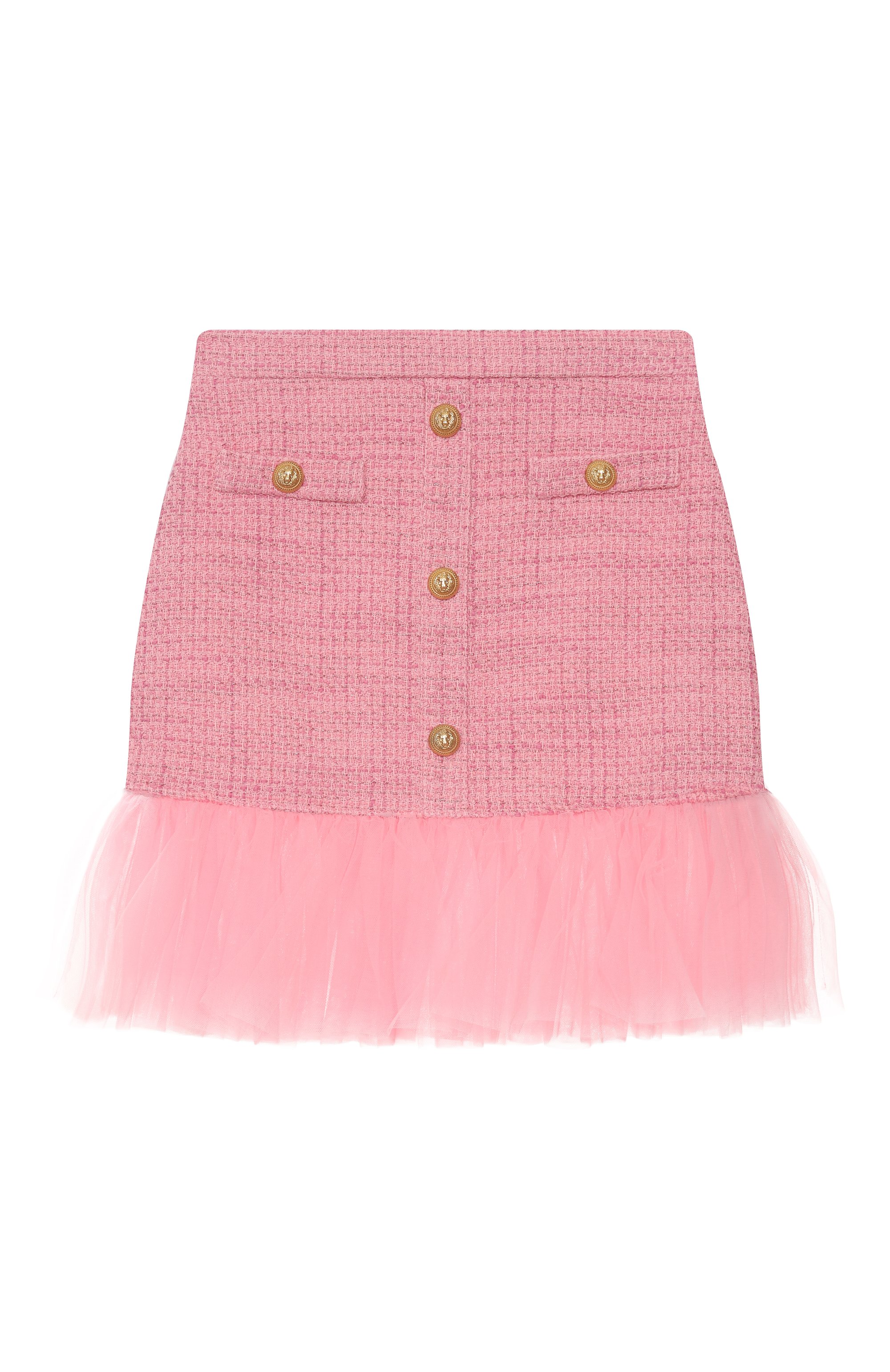 Твидовая юбка BALMAIN, арт. BW7A61, фото 1