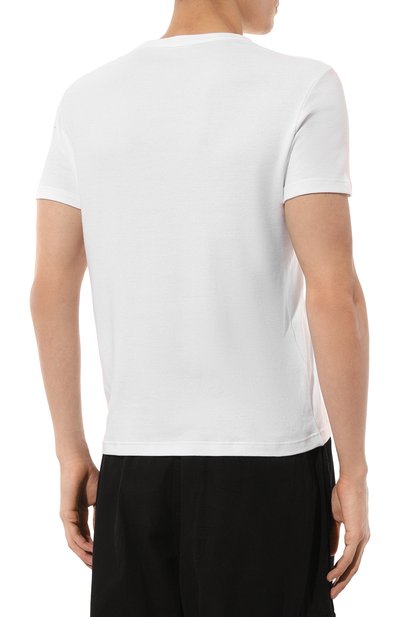 Хлопковая футболка KITON, арт. UNWM008K0747D, фото 4