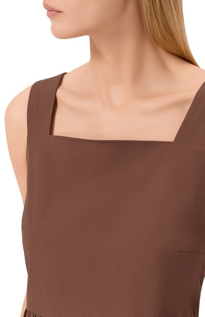 Хлопковое платье WEEKEND MAX MARA, арт. WKDG0LA, фото 4