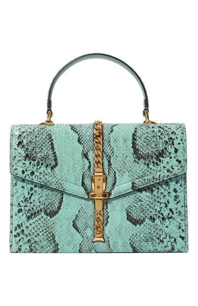 Сумка sylvie 1969 small из кожи питона GUCCI, арт. 602781 LU30G, фото 1
