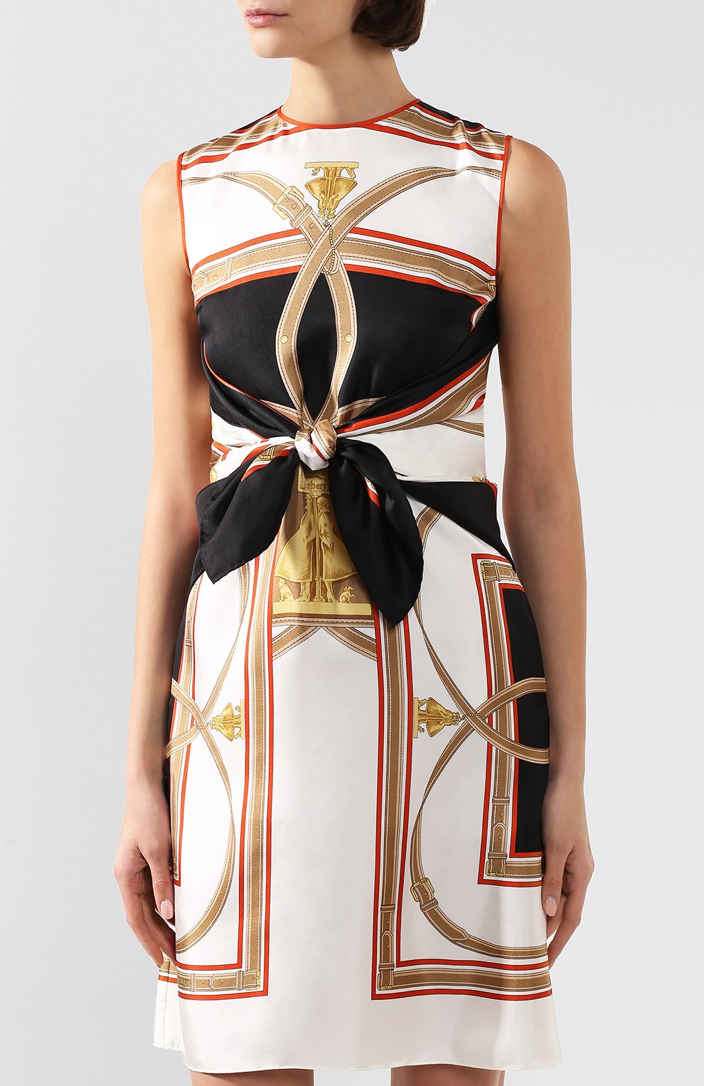 Шелковое платье BURBERRY, арт. 8014297, фото 3