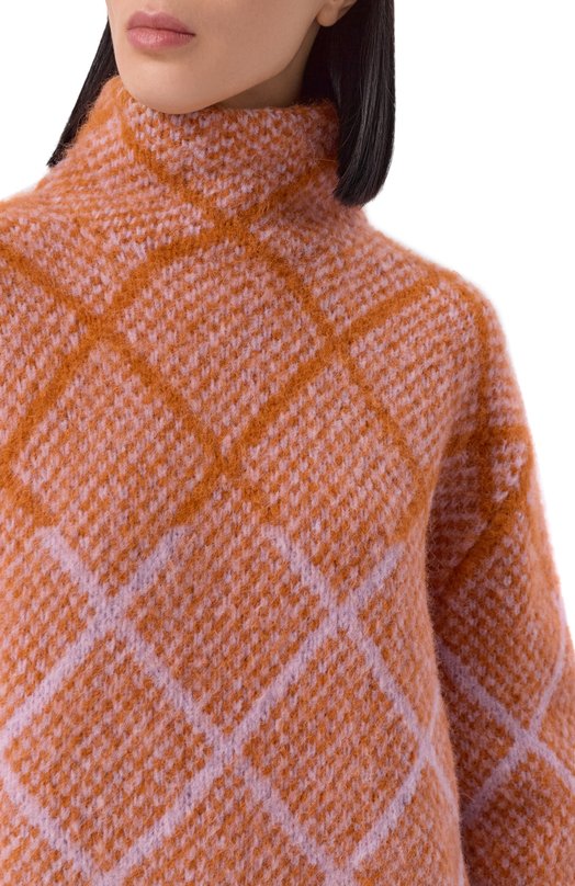 Шерстяной свитер Dries Van Noten 252-011227-2709 Оранжевый  252-011227-2709 Фото 5