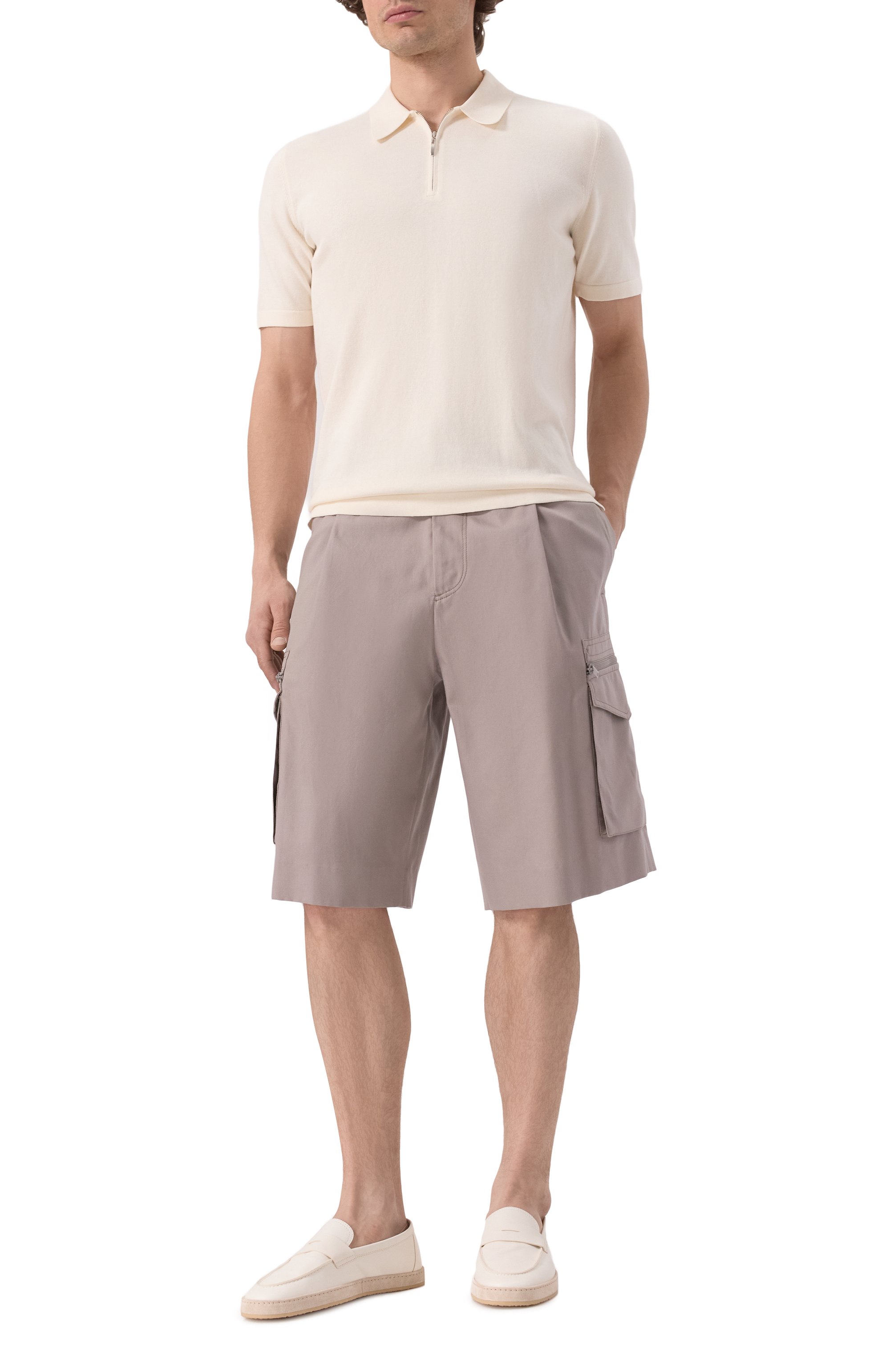 Шорты из хлопка и шелка MVST, арт. 25E/X1P/0/D051/0207, фото 2