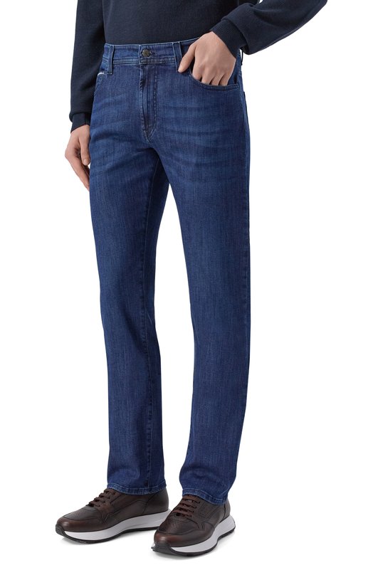 Джинсы Canali 91729N/PD01487 Синий  91729N/PD01487 Фото 3