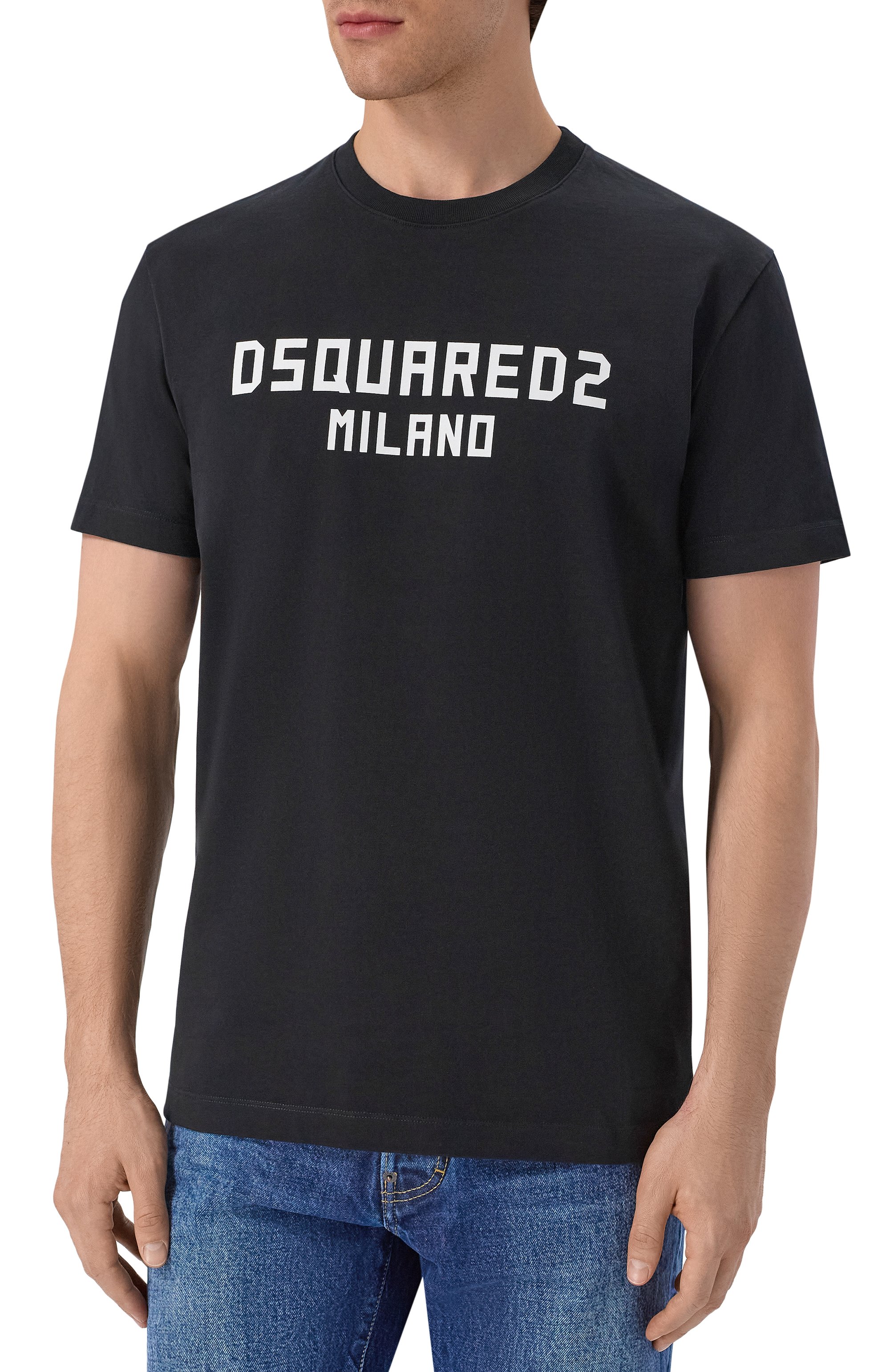 Хлопковая футболка DSQUARED2, арт. S74GD1520/D20106, фото 3
