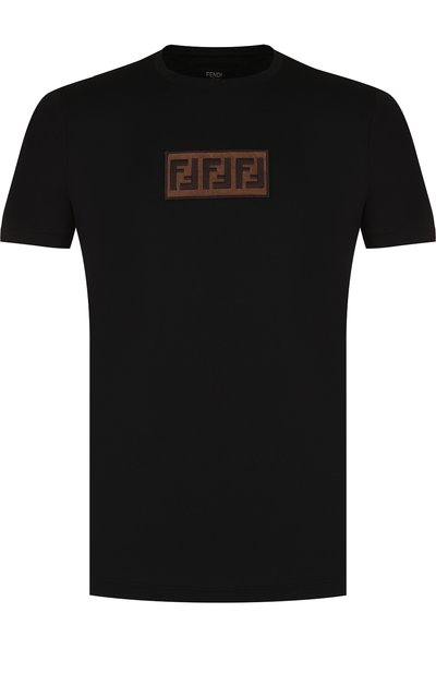 Хлопковая футболка с принтом FENDI, арт. FY0894 A28U, фото 1