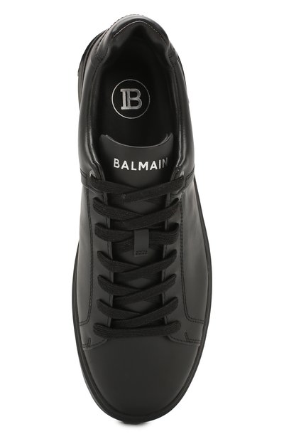 Кожаные кеды b-court  BALMAIN, арт. TM1C209/LSFH, фото 5