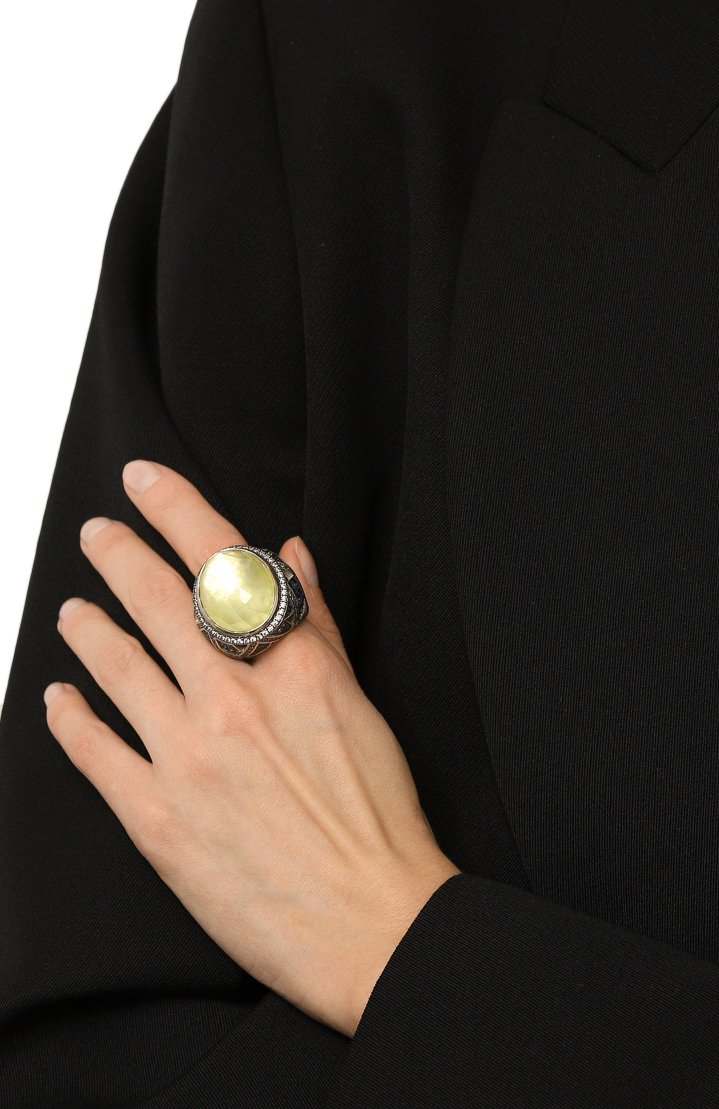Женское кольцо QUEENSBEE  цвета, арт. 101412 | Фото 2 (Материал: Серебро; Региональные ограничения белый список (Axapta Mercury): Не проставлено; Нос: Не проставлено)