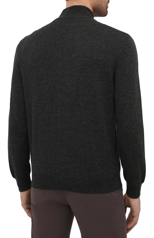 Комбинированный кардиган Kiton UK1276 Коричневый  UK1276 Фото 4