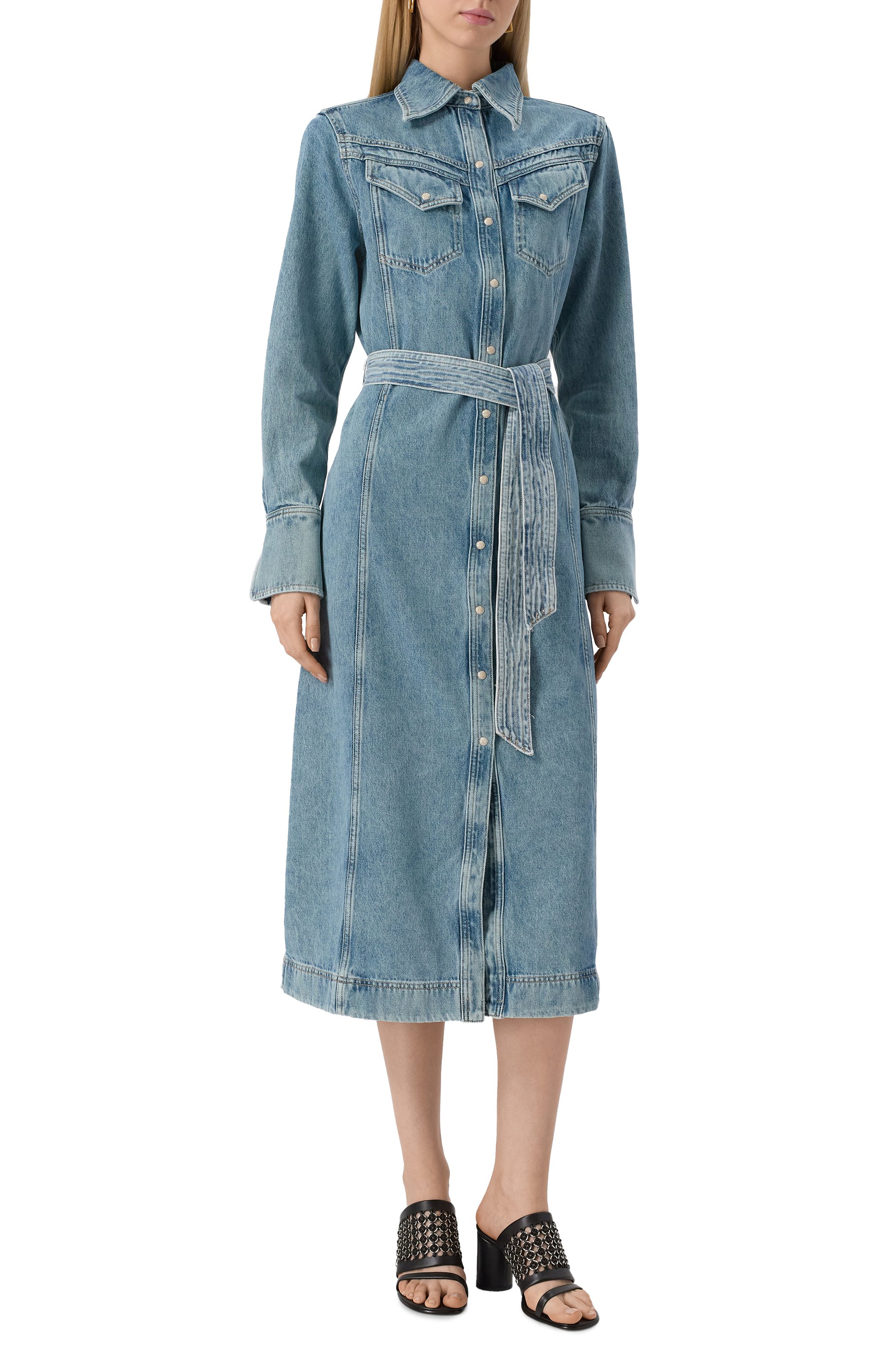 Джинсовое платье BOSS ORANGE, арт. 50546068, фото 3