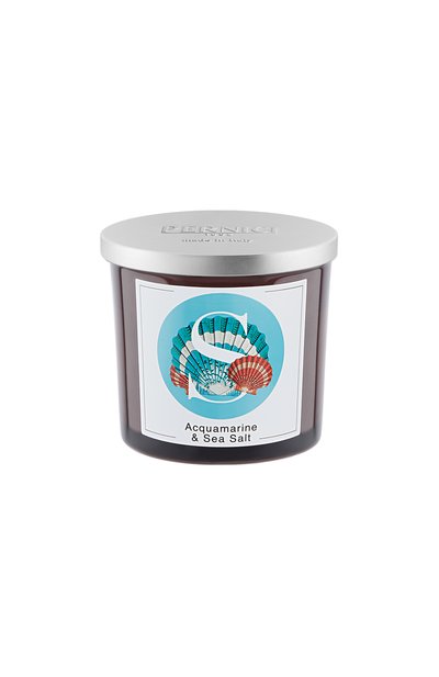 Свеча acquamarine &amp; sea salt (200g) PERNICI, арт. 8001962074919